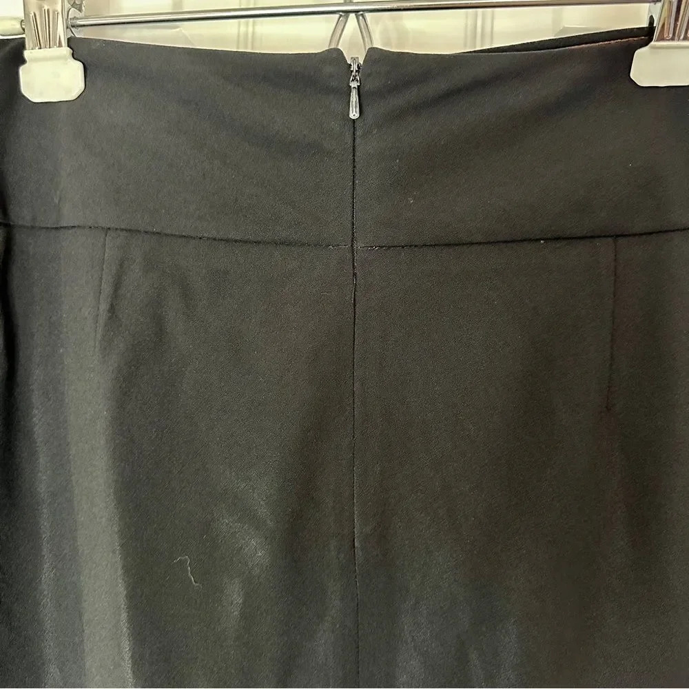 Banana Republic Women’s Black Lined Professional Work Skirt - Picture 6 of 10